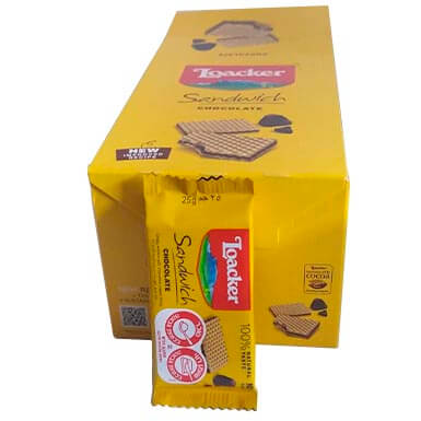 קופסת לואקר סנדביץ קקאו (25 יח)