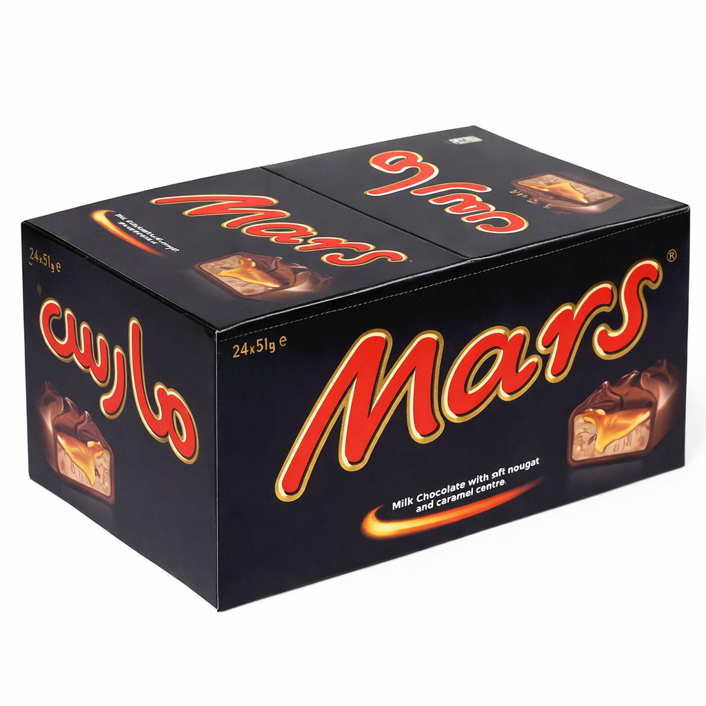 קופסה של חטיפי שוקולד Mars (24 יח)