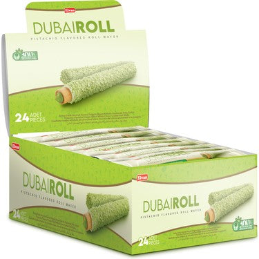 DubaiROLL ופל גלילי בטעם פיסטוק (24 יח)