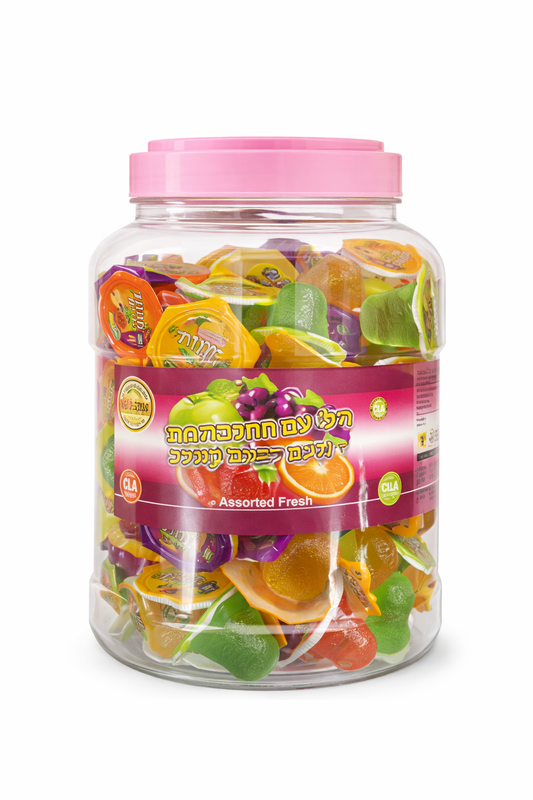 ג'לי עם חתיכות פירות (100 יח)