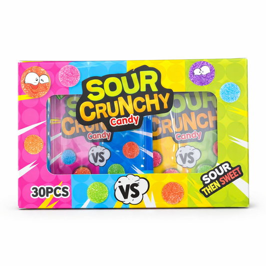 ממתק חמוץ Sour Crunchy Candy (30 יח)