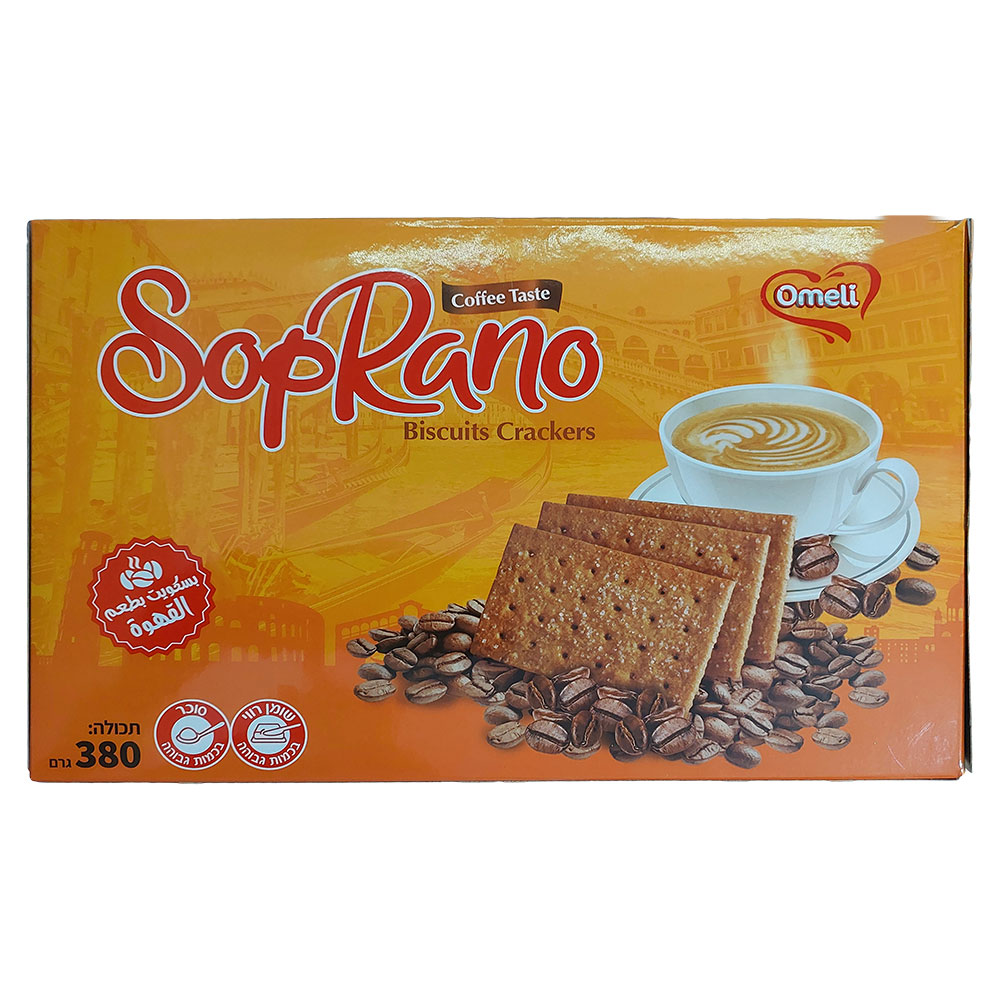 ביסקוויט בטעם קפה סופראנו 380 גרם