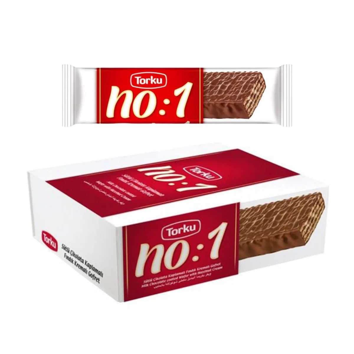 וופל מצופה שוקולד No:1 (24 יח)