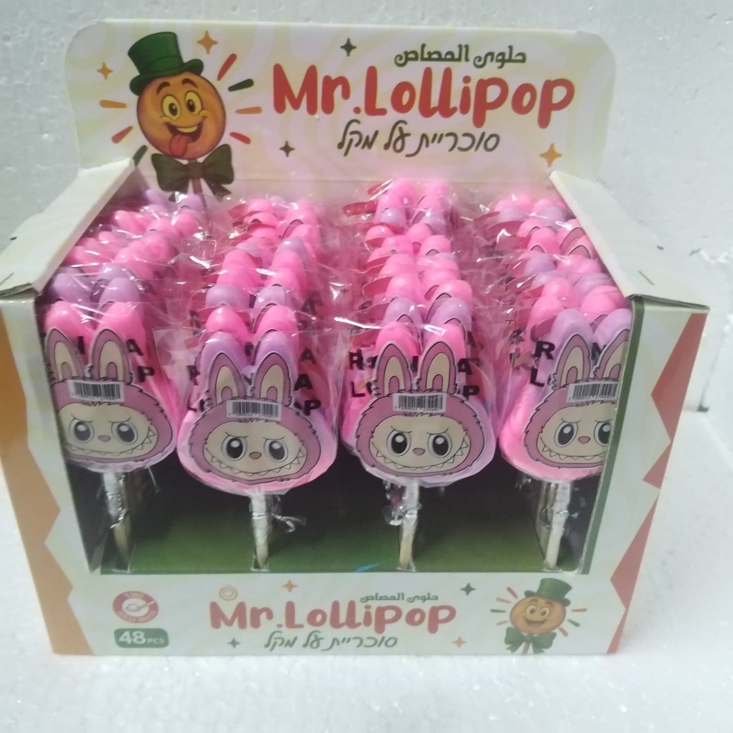 סוכריות על מקל - 48 יח
