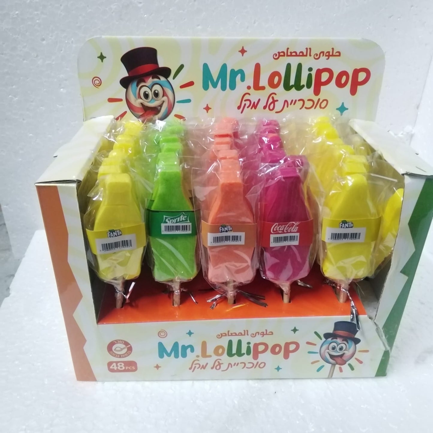 סוכריות על מקל - 48 יח