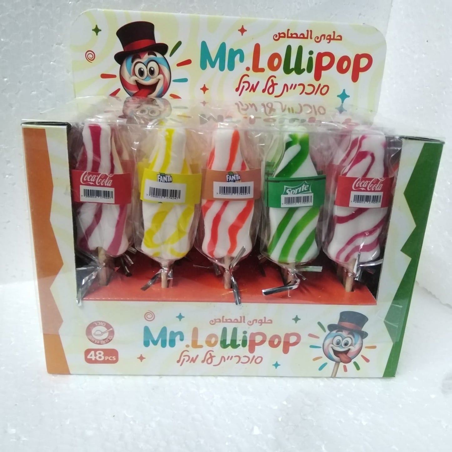 סוכריות על מקל - 48 יח