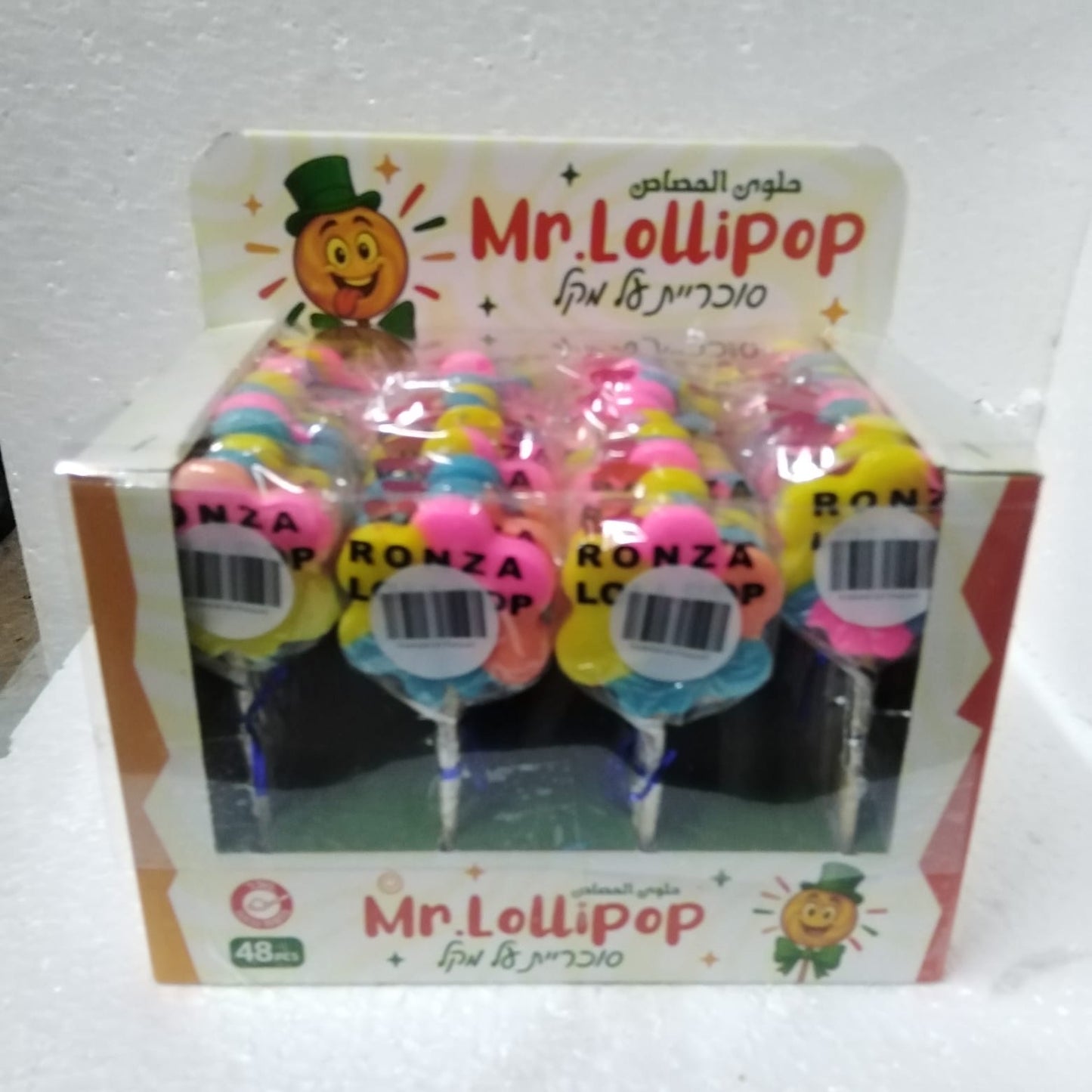 סוכריות על מקל - 48 יח