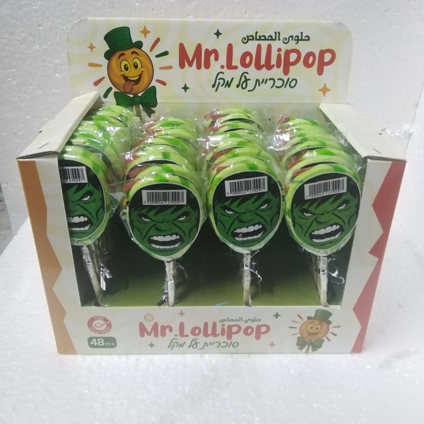 סוכריות על מקל - 48 יח