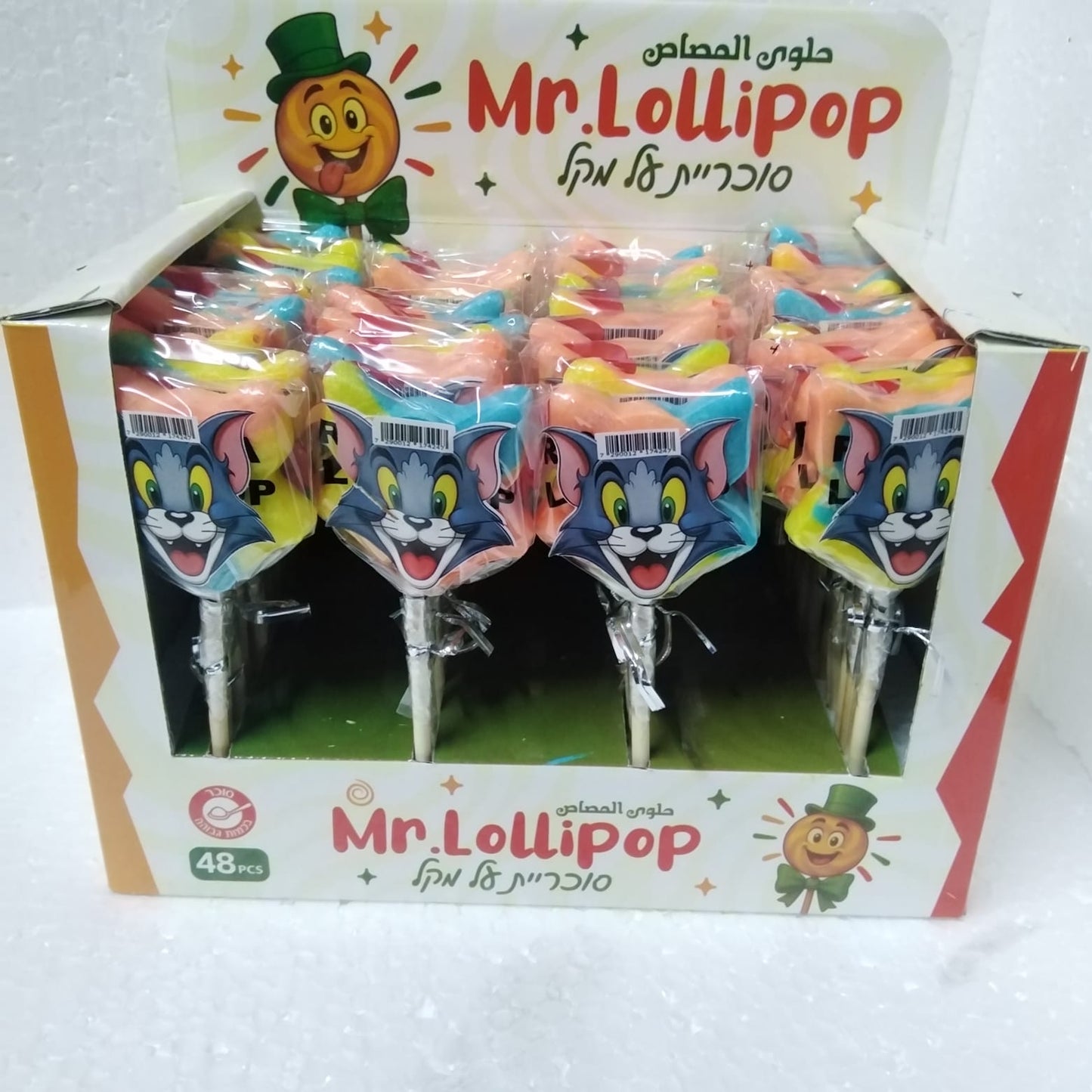 סוכריות על מקל - 48 יח