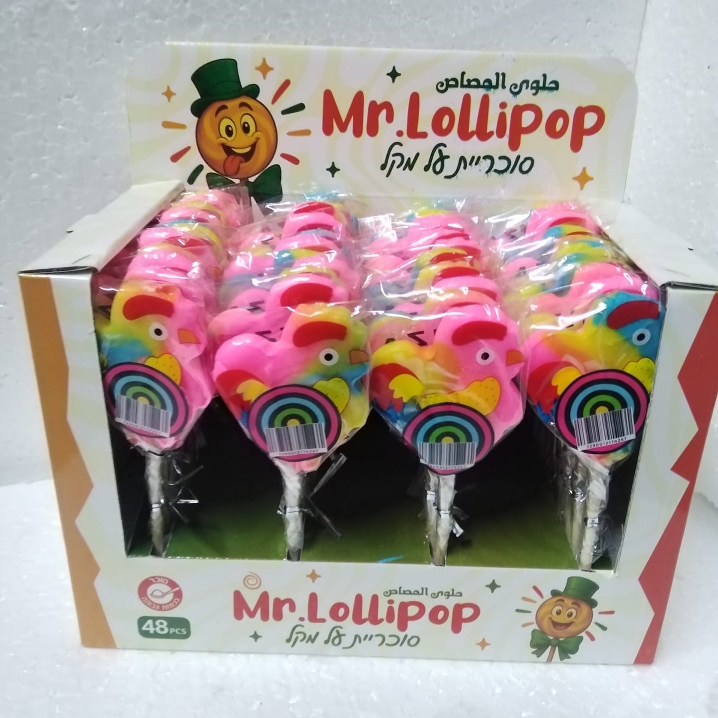 סוכריות על מקל - 48 יח