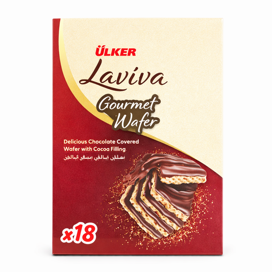 קופסת וופל מצופה שוקולד חלב (18 יח)